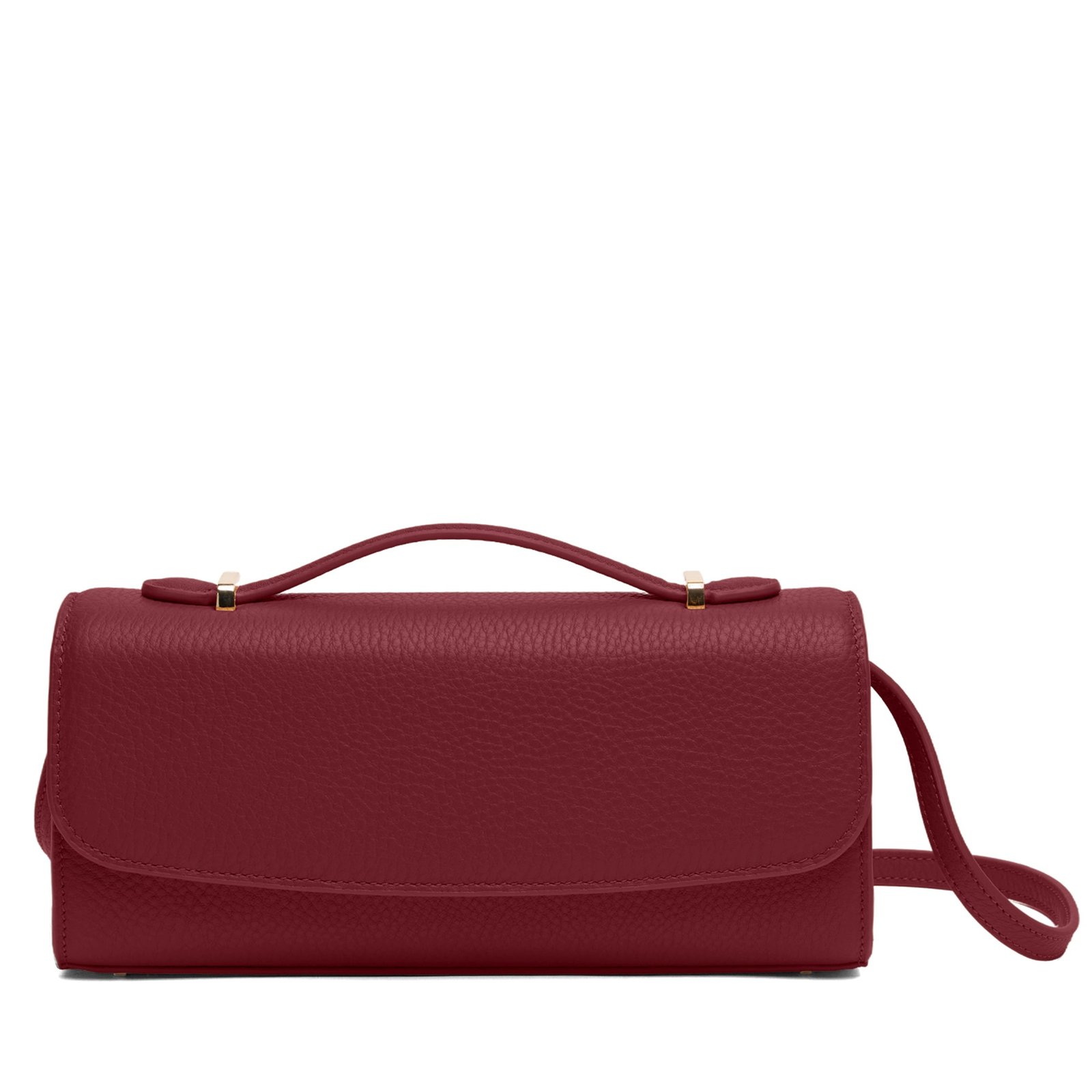 195-418-ref1_50f50ceb-3fd0-45ff-84a8-91d3d5cd641e.jpg Styles Wish Margot Top Handle Clutch Garnet Red - Image 1