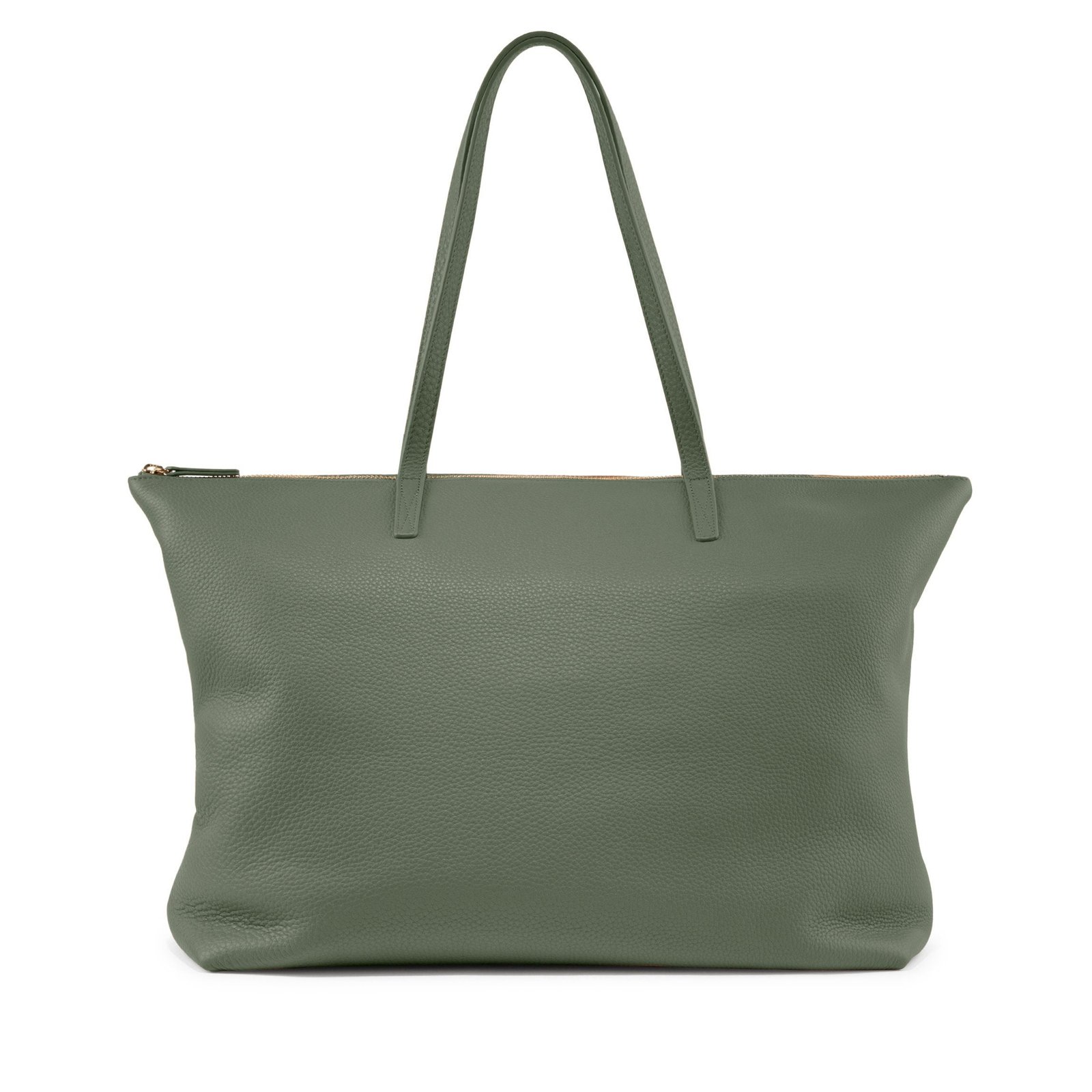 Aleena-Soft-Zippered-Tote-Moss-056-414-1.jpg Styles Wish Aleena Soft Zippered Tote Moss - Image 1