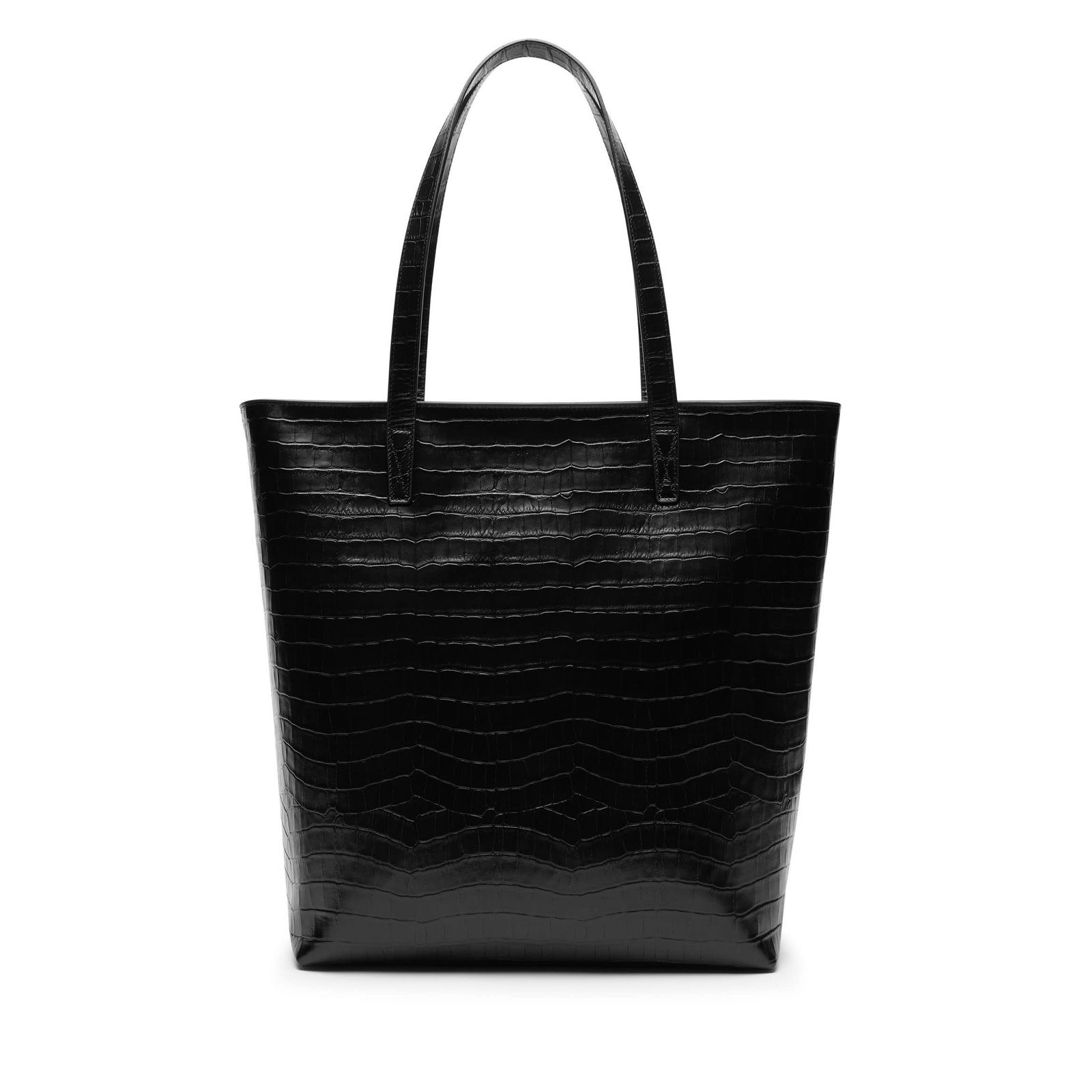 Alex-Vertical-Work-Tote-Black-047-355.jpg Styles Wish Alex Vertical Work Tote Black Croc - Image 1