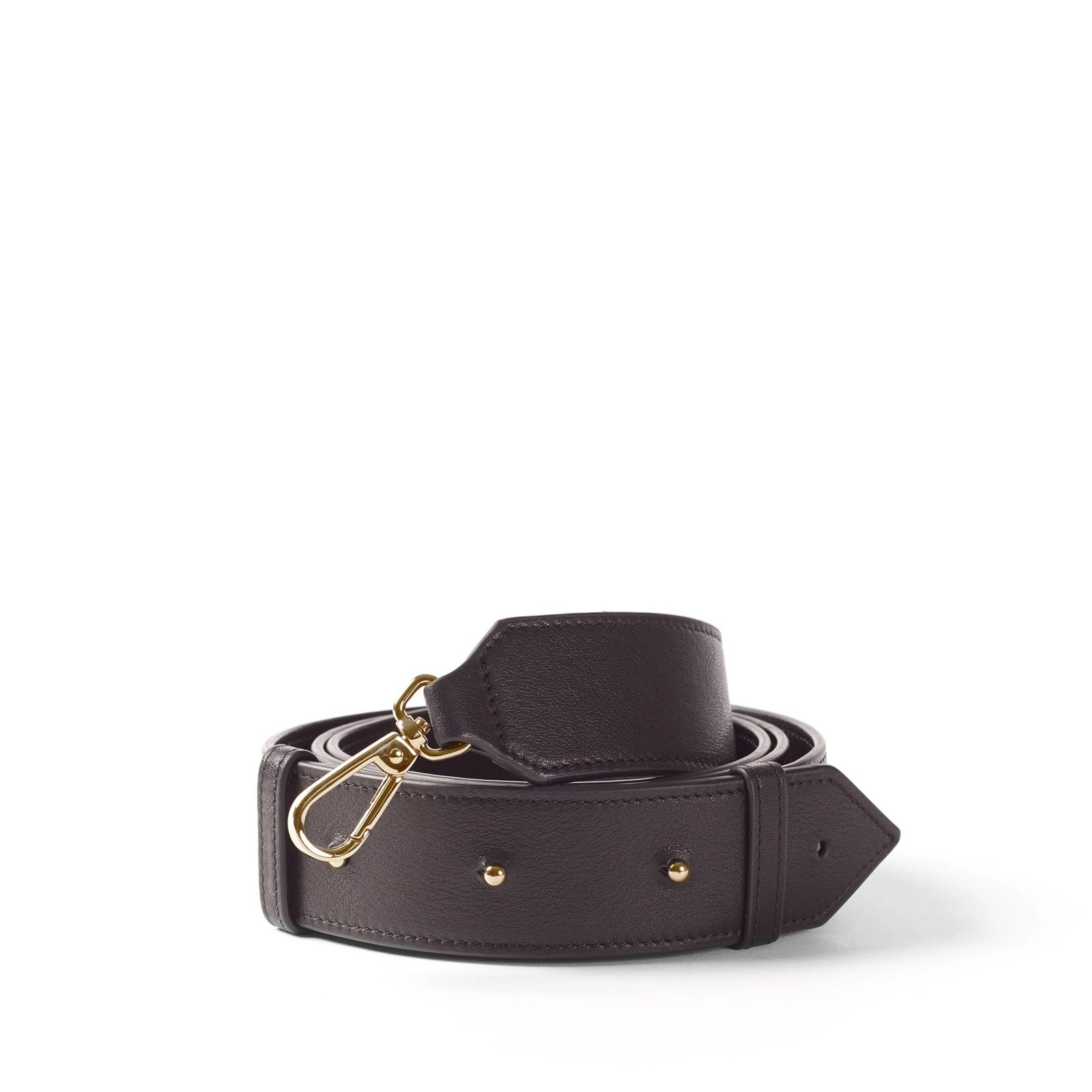 Guitar-Long-Crossbody-Strap-Black-851-376-2.jpg Styles Wish Guitar Long Crossbody Strap Black Onyx Light Gold Hardware - Image 1