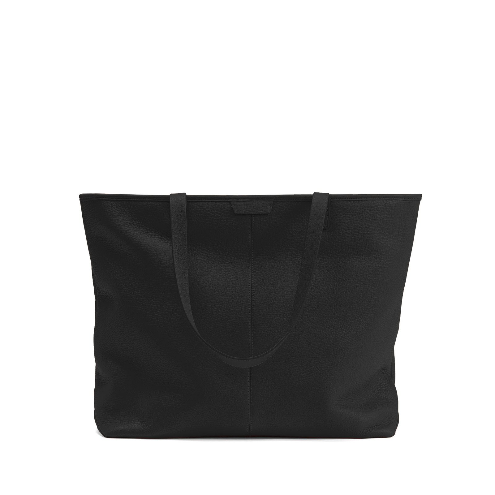 Large-Zippered-Downtown-Tote-Black-058-338.jpg Styles Wish Large Zippered Downtown Tote Black Pebble - Image 1