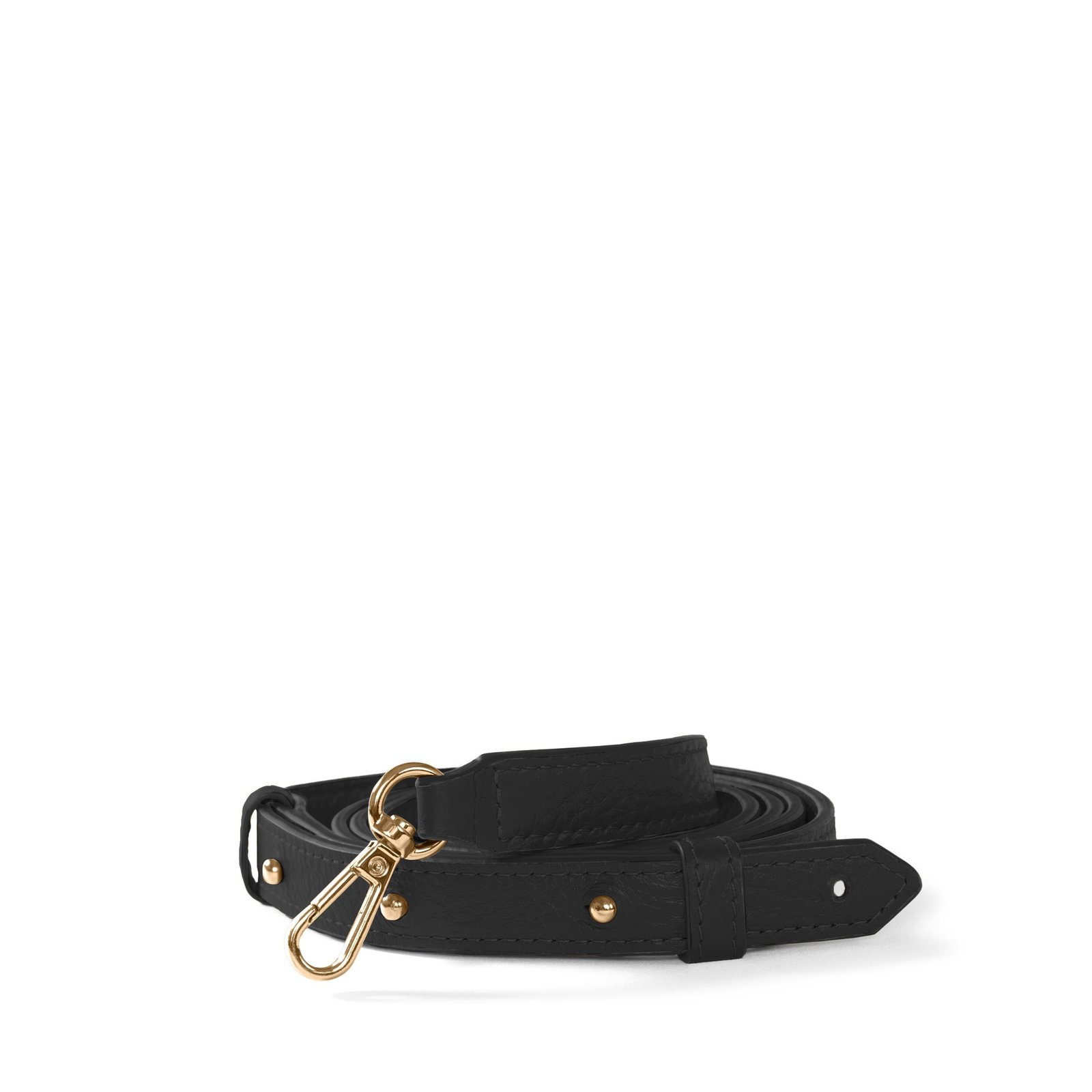 Thin-Crossbody-Strap-Black-844-332.jpg Styles Wish Thin Long Crossbody Strap Black Pebble - Image 1